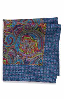 Paisley Silk Pocket Square