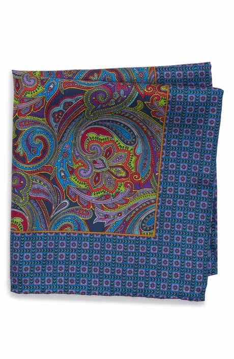 Paisley Silk Pocket Square