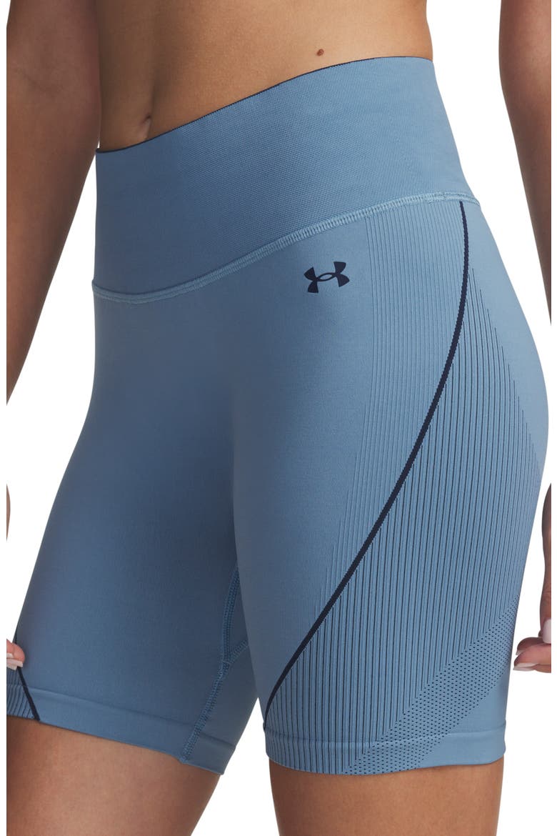 Vanish Seamless Bike Shorts, Alternate, color, BLUE / NAVY / WASHED NAVY
