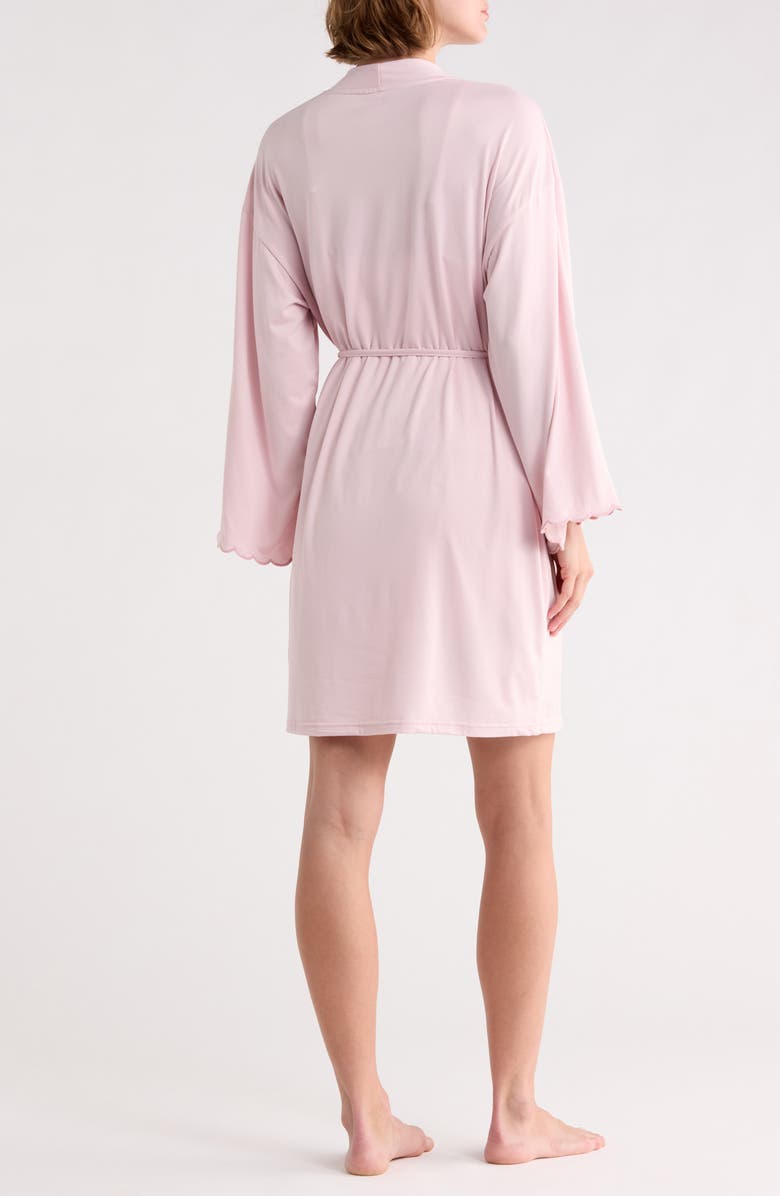 Danskin Camisole Short Pajamas & Robe Set, Alternate, color, Wisteria Bloom