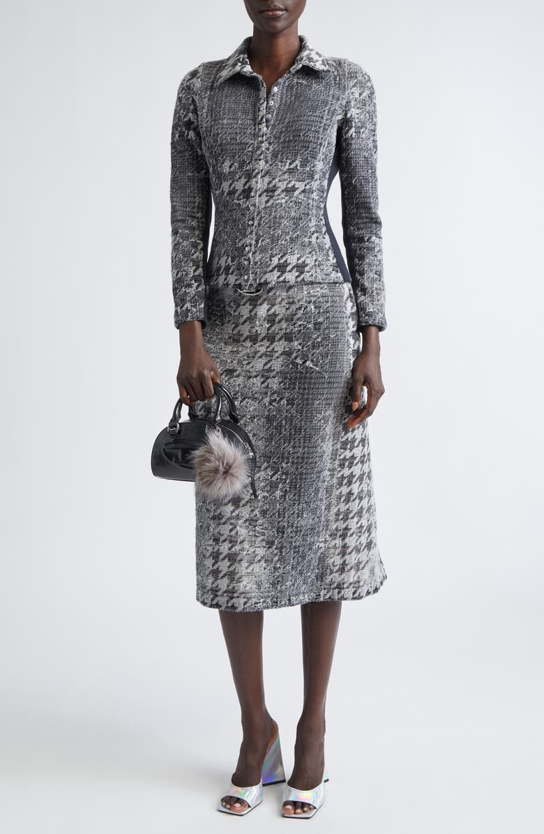 DIESEL<sup>®</sup> De-Masly-Fsh1 Denim Jacket, Alternate, color, Black/Denim