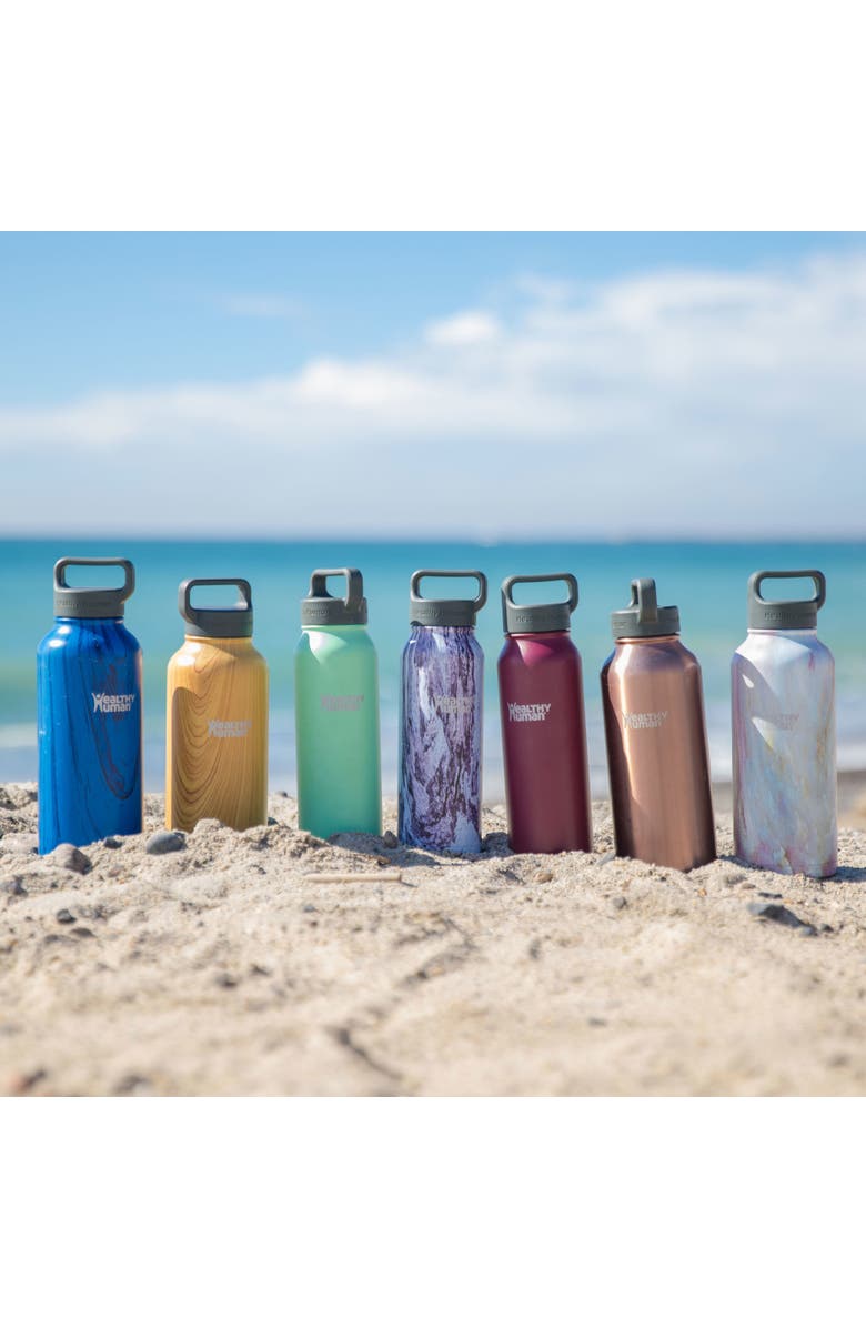 Healthy Human The Stein Water Bottle 21 oz, Alternate, color, Peppermint