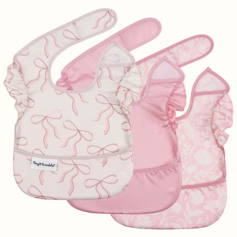 Mess-Proof and Waterproof Baby Food BPA-Free Bib w/Adjustable Closure 3pc