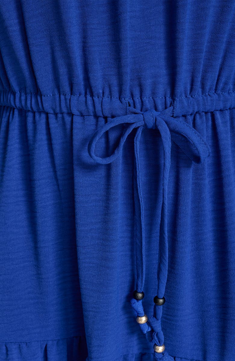 Calvin Klein Sleeveless Tiered A-Line Midi Dress, Alternate, color, Ultramarine