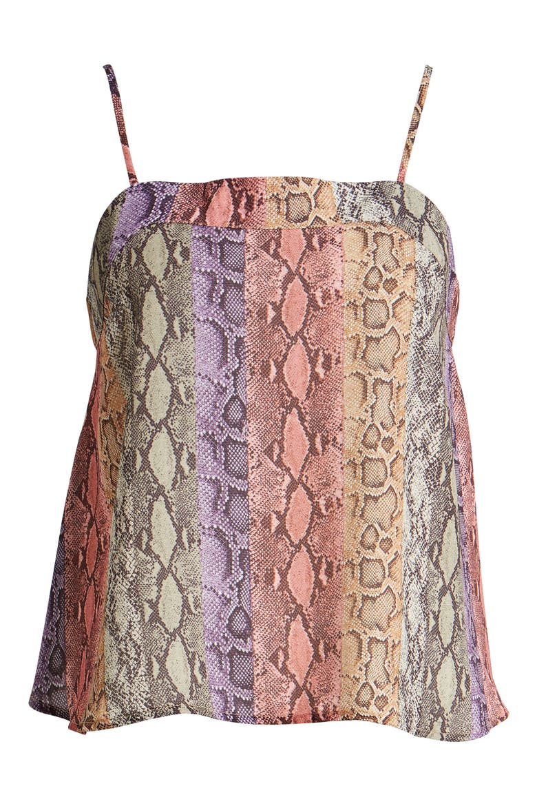 Snake Print Tank, Alternate, color, RAINBOW SNAKE