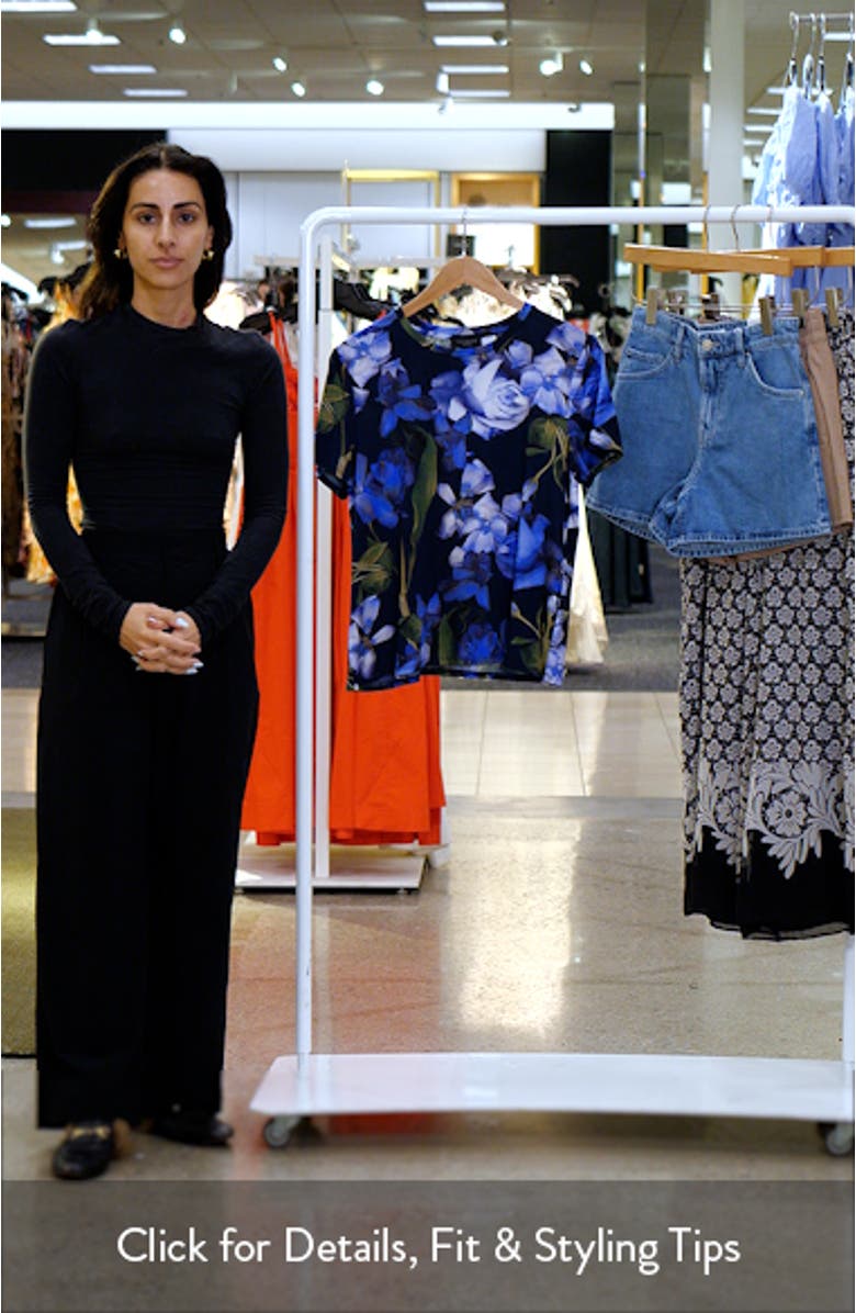 Floral Jersey T-Shirt, sales video thumbnail