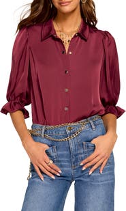 Ramy Brook Dina Matte Satin Bodysuit