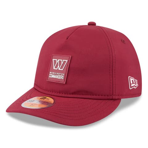 Men's New Era Burgundy Washington Commanders 2025 Sideline  Retro Crown 59FIFTY Fitted Hat