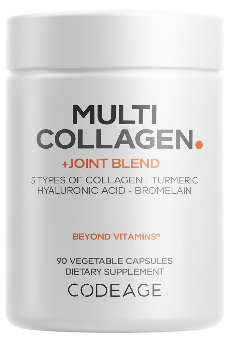 Multi Collagen Protein + Joint Blend Supplement, Main, color, White