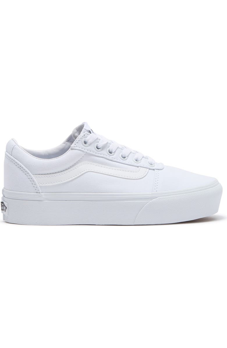 Vans Ward Platform Sneaker, Alternate, color, Canvas W