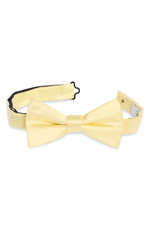 Satin Solid Bow Tie