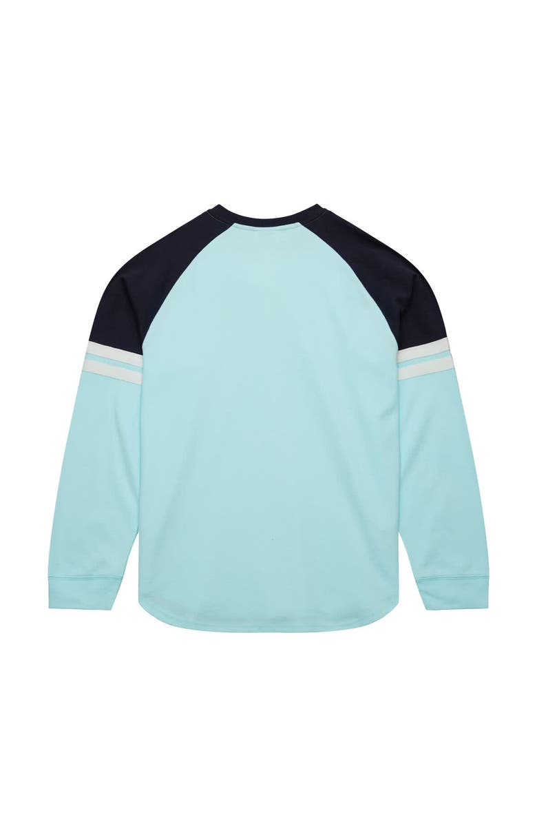 Mitchell & Ness Men's Mitchell & Ness Light Blue Seattle Kraken Thermal Henley Long Sleeve T-Shirt, Alternate, color, Light Blue