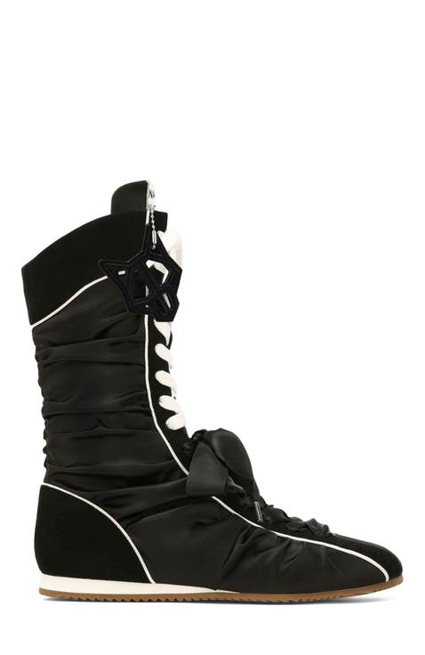 Extreme Brown Scrunch Suede
