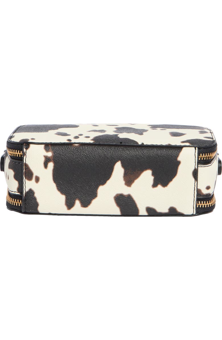 URBAN EXPRESSIONS HANDBAGS Cow Print Crossbody Bag, Alternate, color, Black White Cow