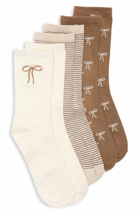 3-Pack Assorted Crew Socks