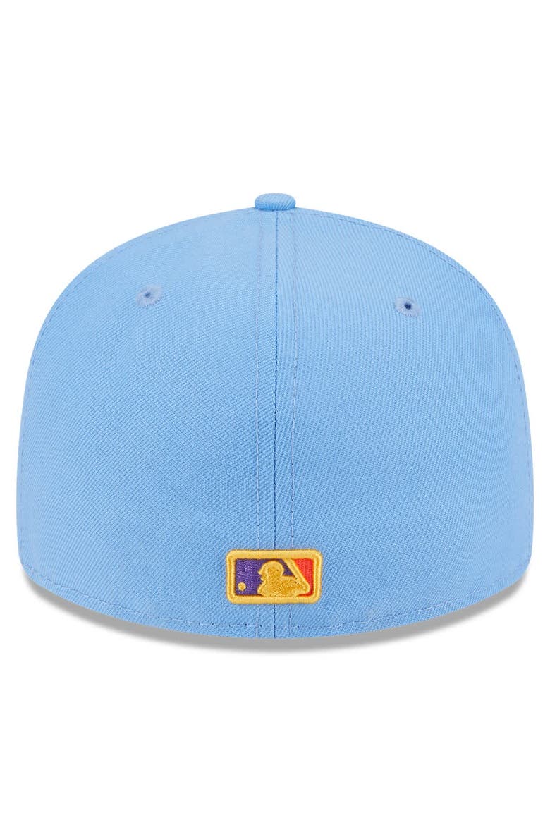 Men's New Era Light Blue Colorado Rockies 2025 City Connect Low Profile 59FIFTY Fitted Hat, Alternate, color, Light Blue