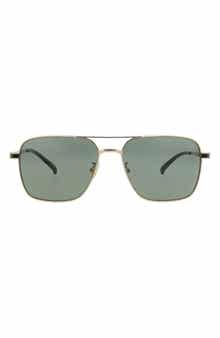 58mm Aviator Sunglasses