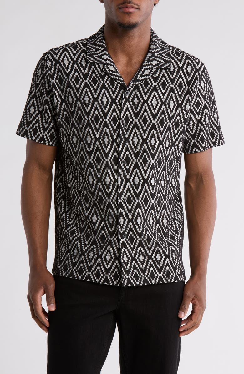 TRUTH Jacquard Camp Shirt, Main, color,