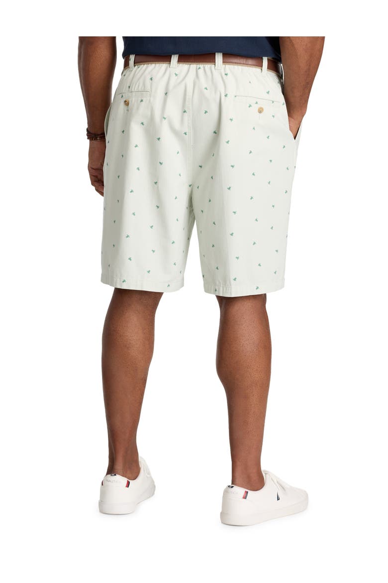 Big & Tall Elastic-Waist Shorts, Alternate, color, TURTLE GREEN