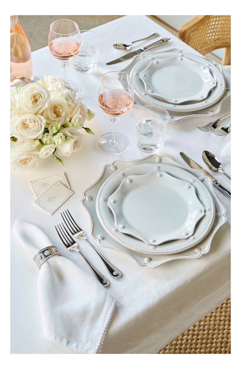 Juliska Berry Scallop Linen Tablecloth, Alternate, color, White