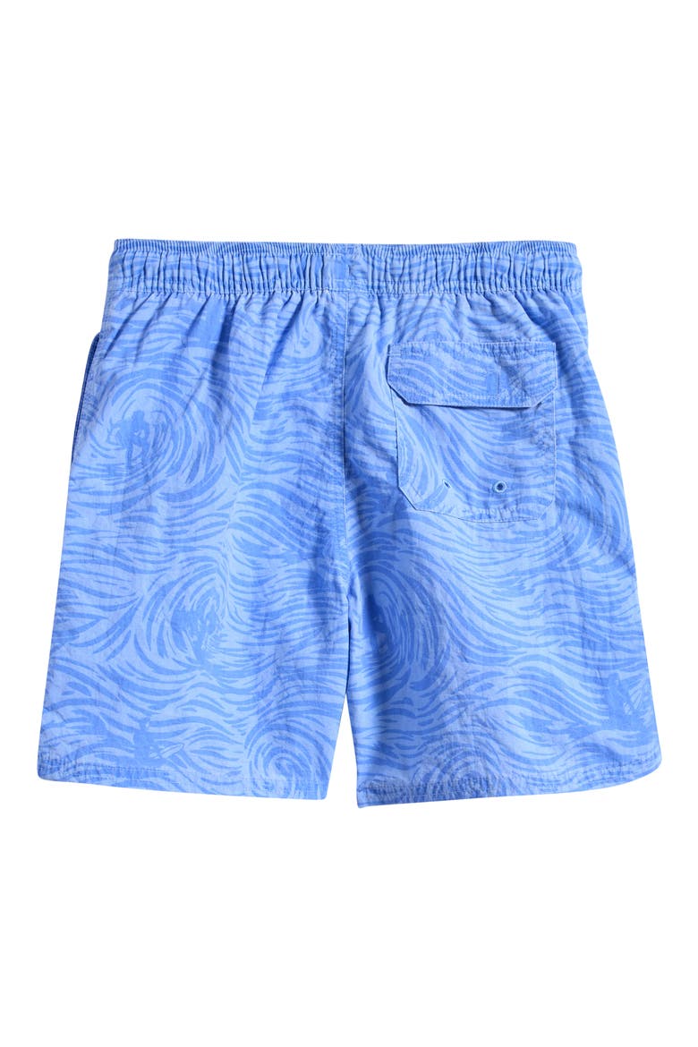 Kids' Island Swim Trunks, Alternate, color, WAVE