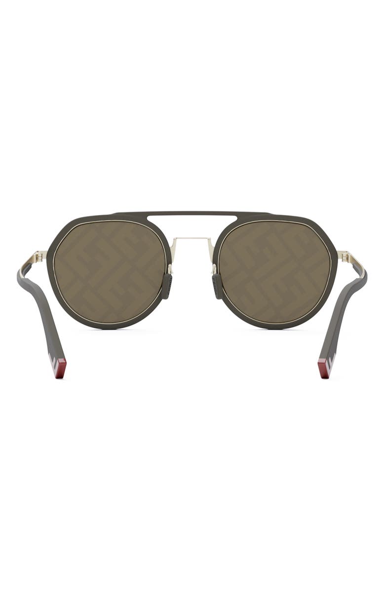 Fendi 'Fendi Light 51mm Round Sunglasses, Alternate, color, 