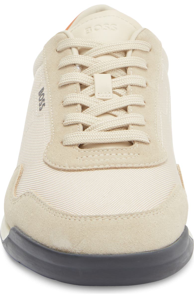 BOSS Titanium Low Top Sneaker, Alternate, color, Medium Beige