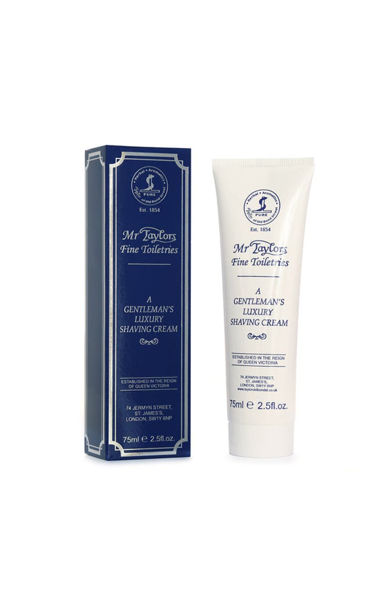 Taylor of Old Bond Street Mr Taylor Shaving Cream Tube, Alternate, color, White