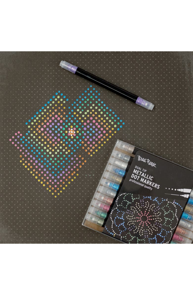 Brea Reese Dual Tip Markers 12Pc, Kids
Adults, Alternate, color, Multicolored