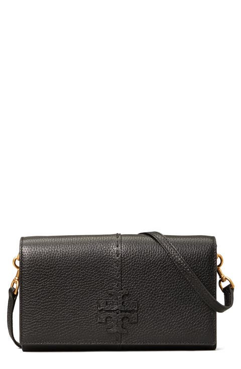 McGraw Leather Crossbody Wallet