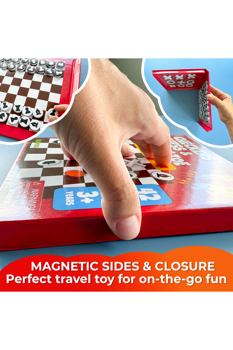 Magnetic Kids Games Collection, Alternate, color, Game Chess