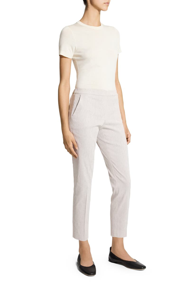 Theory Treeca Pull-On Pants, Alternate, color, Cognac Multi