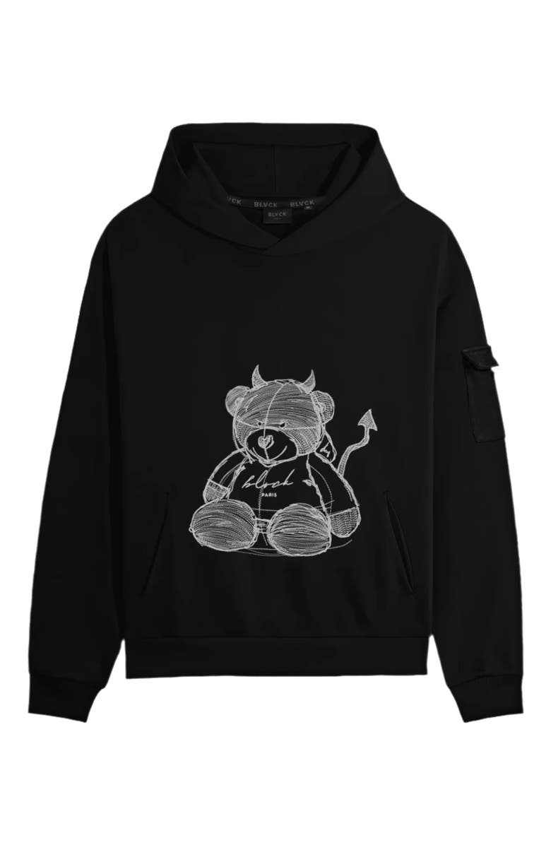 Blvck Paris Blvck Teddy Hoodie, Alternate, color, 