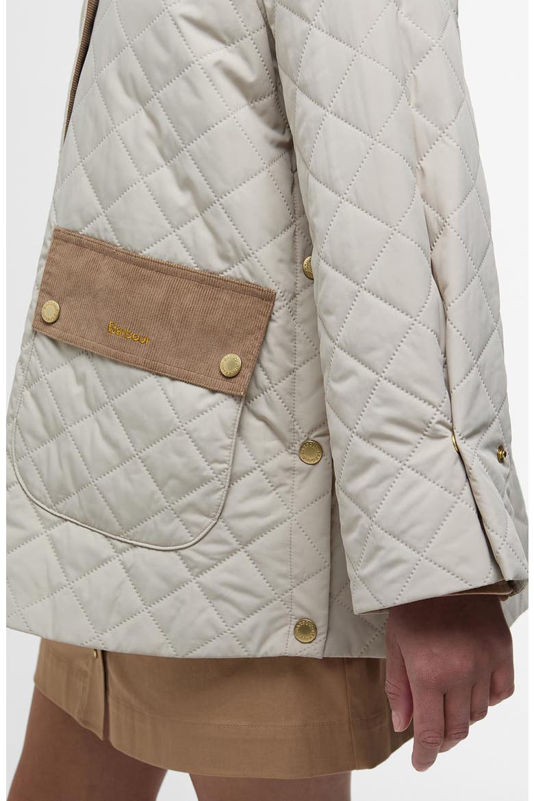 Corinne Quilted Coat, Alternate, color, LIGHT SAND ANCIEN