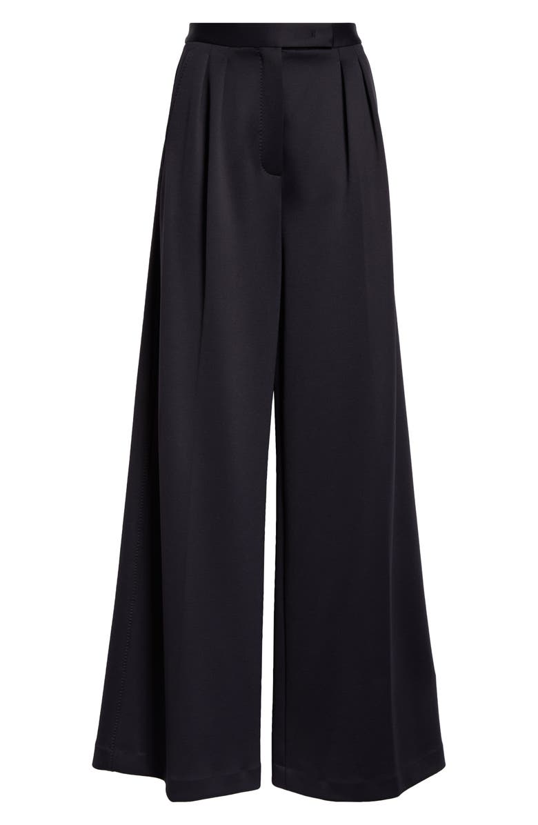 Max Mara Zinnia Ultrawide Leg Pants, Alternate, color, Black
