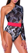 Hauty Cutout One-Shoulder Bodysuit