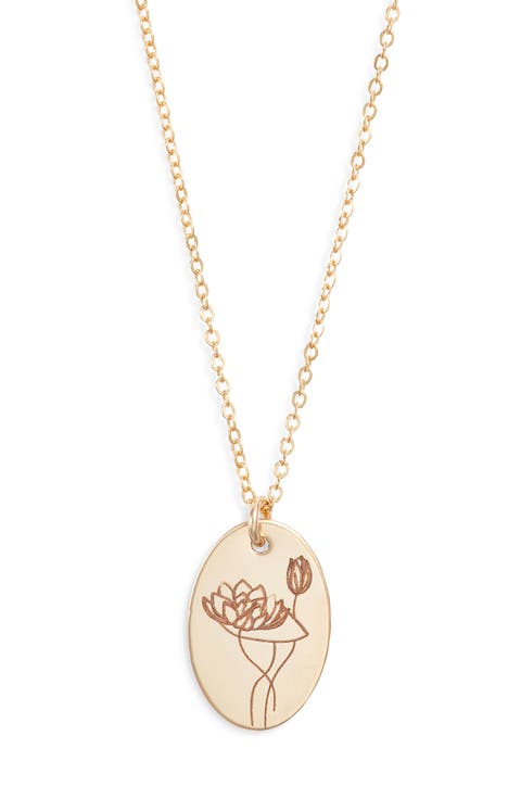 Louise Birth Flower Necklace