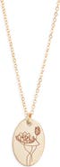 Set & Stones Louise Birth Flower Necklace
