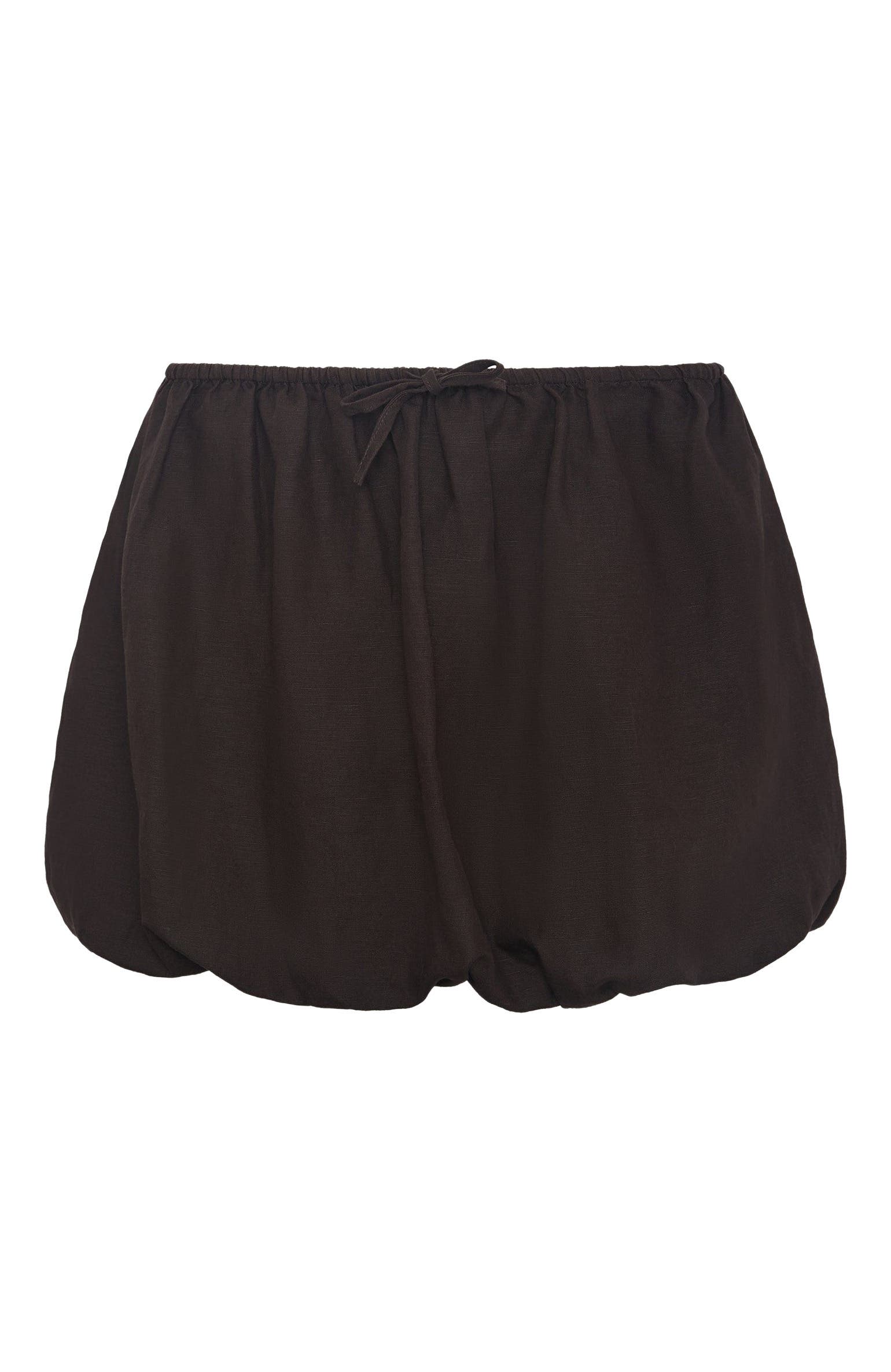 Onia Air Linen Bubble Mini Skirt (Women) | Nordstrom