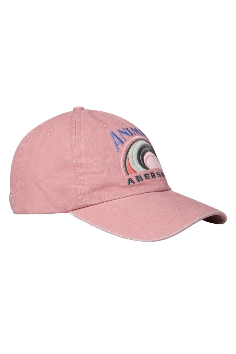 Abersoch Logo Baseball Cap, Alternate, color, Coral