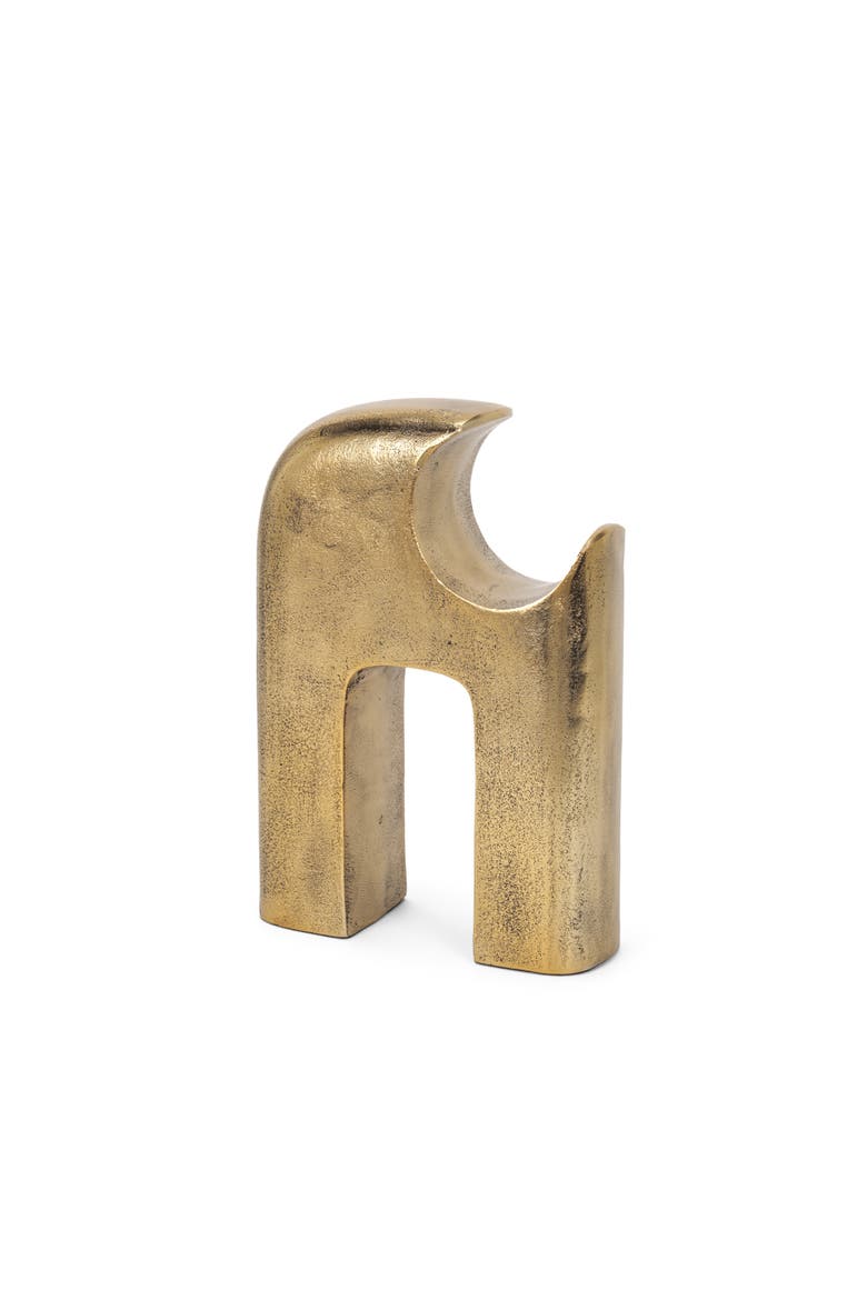 Renni Small Decorative Sculpture, Alternate, color, Metallic Gold