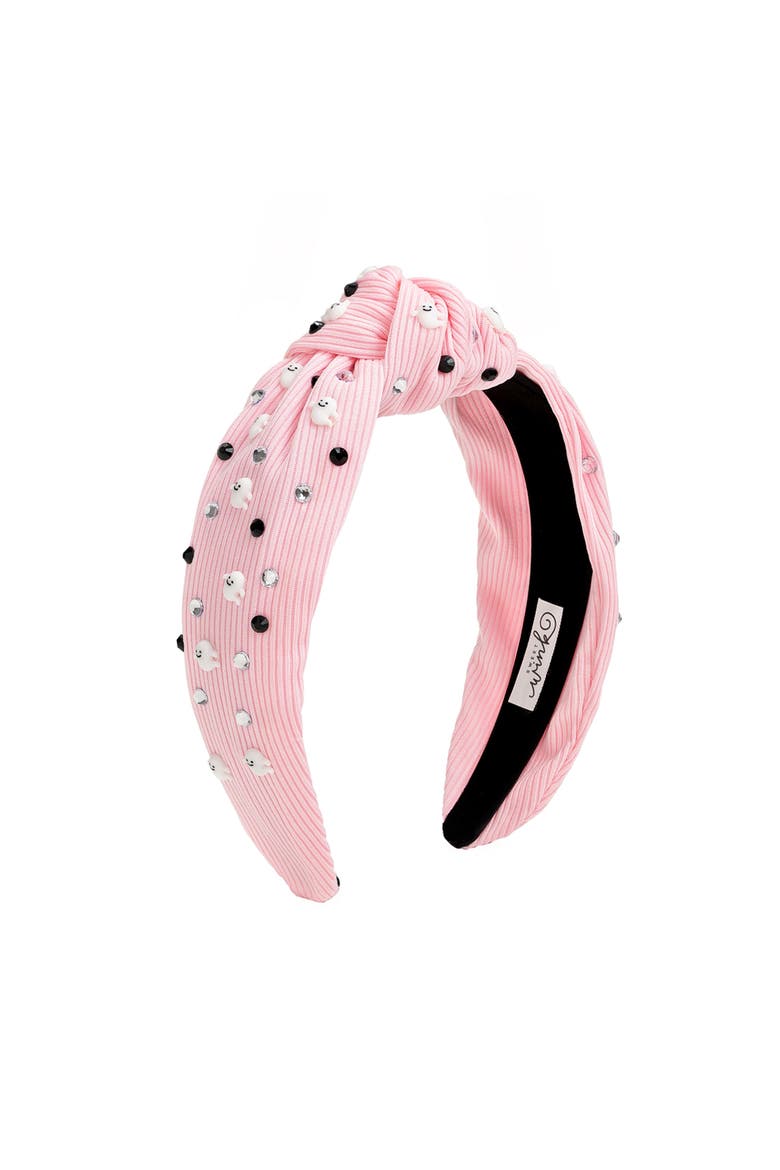 Spooky Halloween Gemstone Headband, Main, color, Pink