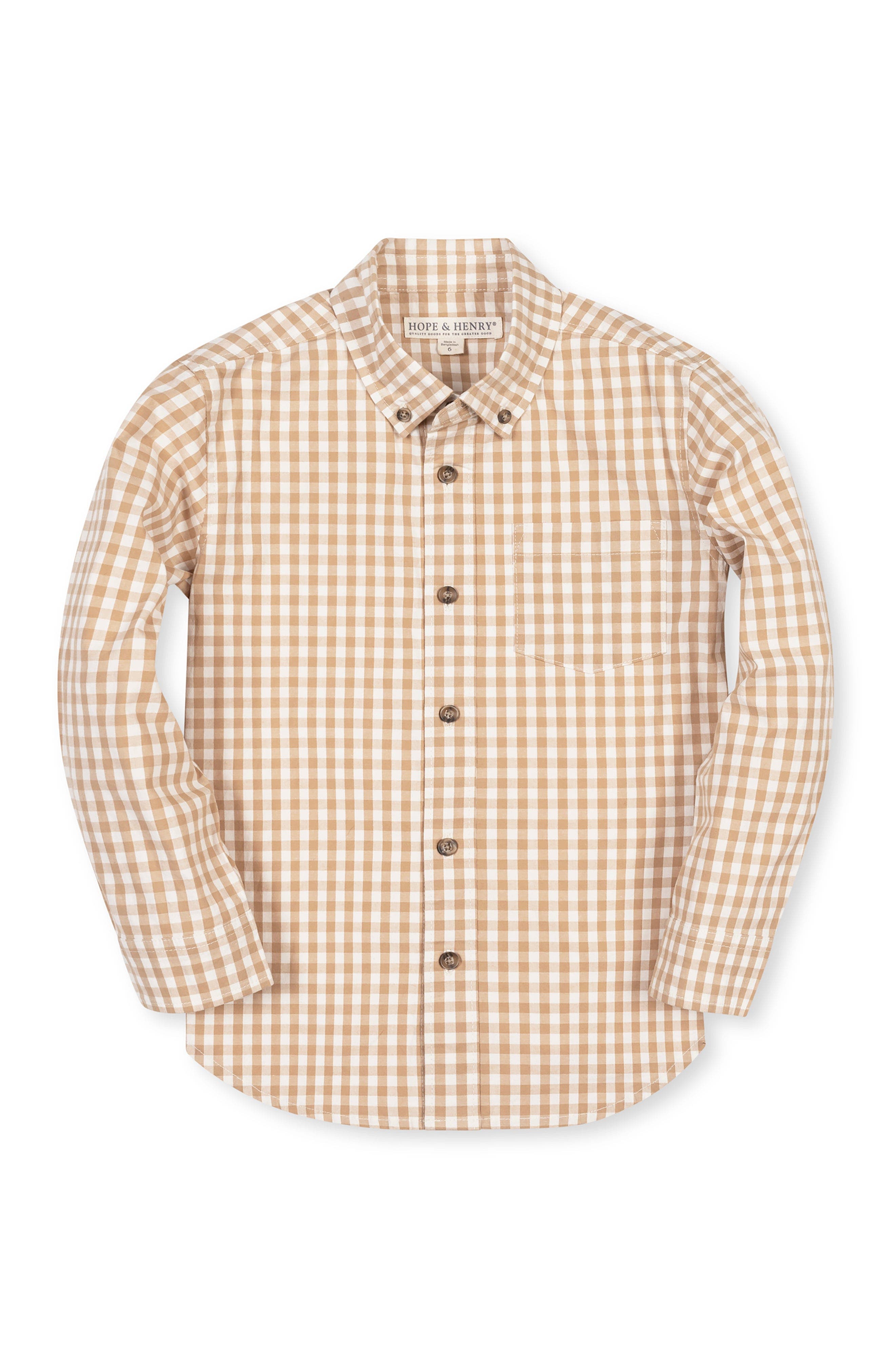 Tan Gingham