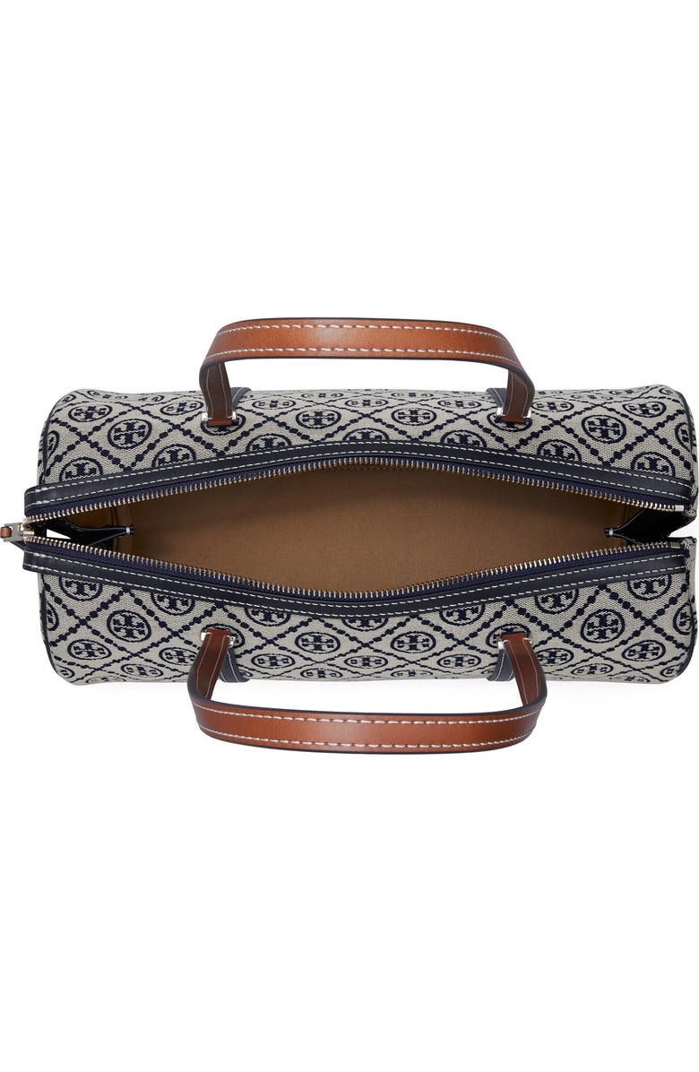 Tory Burch T Monogram Canvas Barrel Bag, Alternate, color,