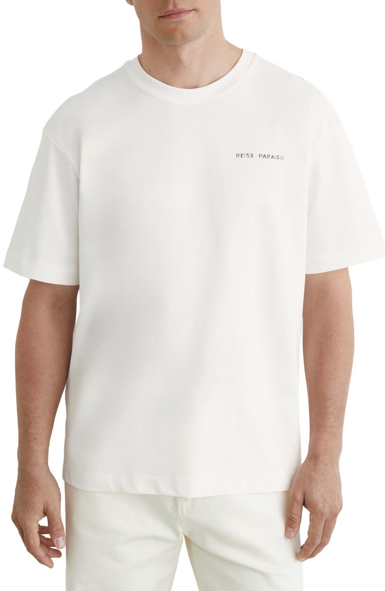 Reiss Paraiso Graphic T-Shirt, Main, color,