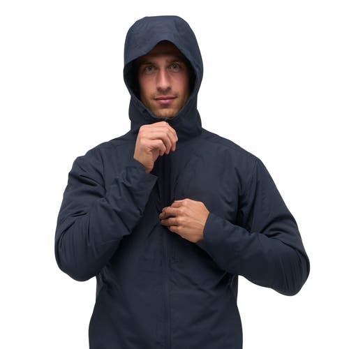 Nomatic Outset Hooded Water Resistant Travel Jacket In Navy