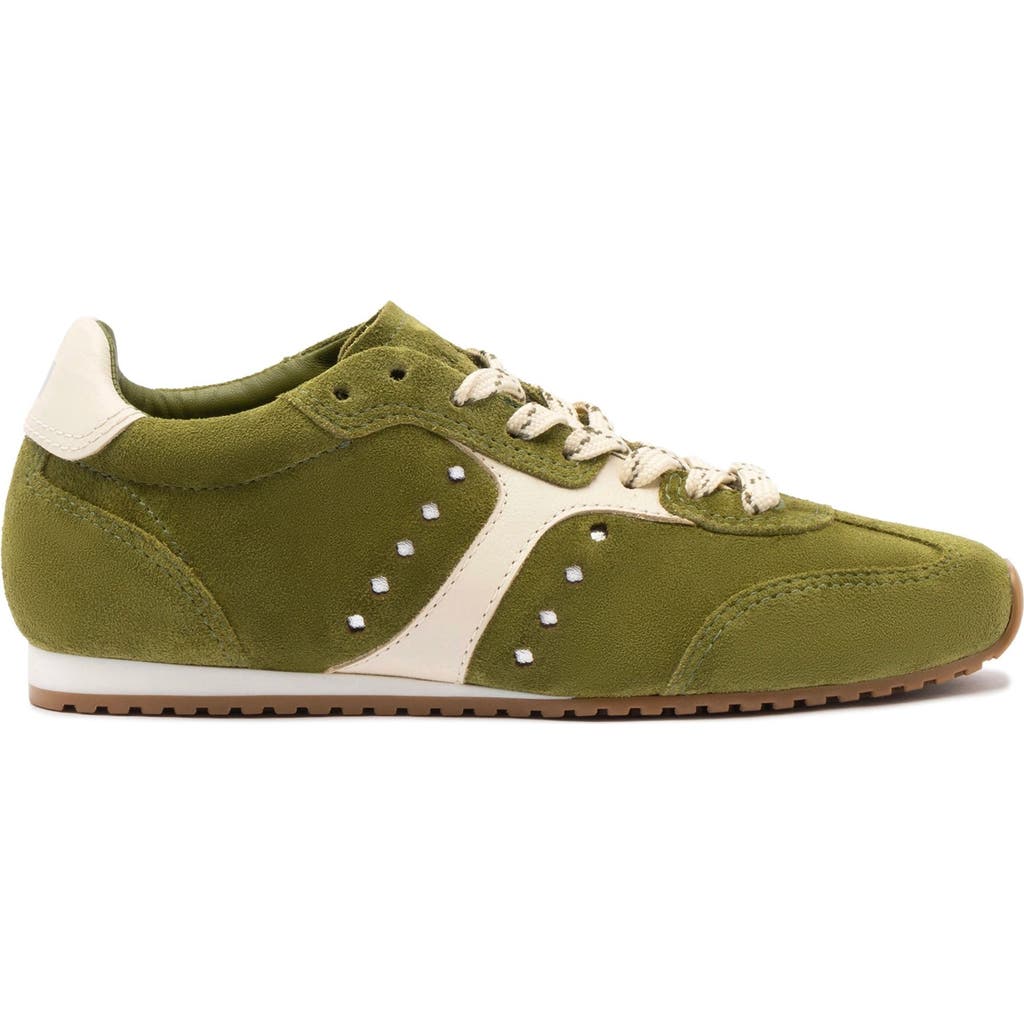 Larroude Stella Sneaker In Seaweed
