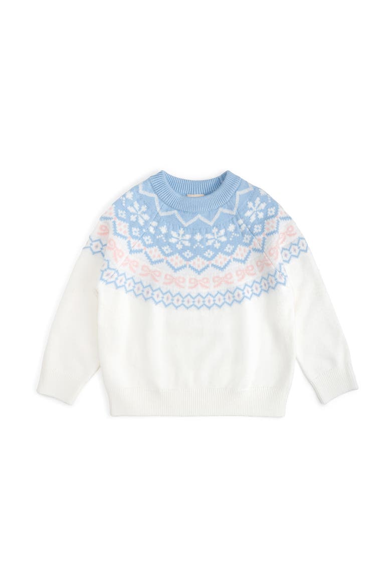 Frost Fair Isle Sweater (toddler, Little Kid & Big Kid), Main, color, Cream