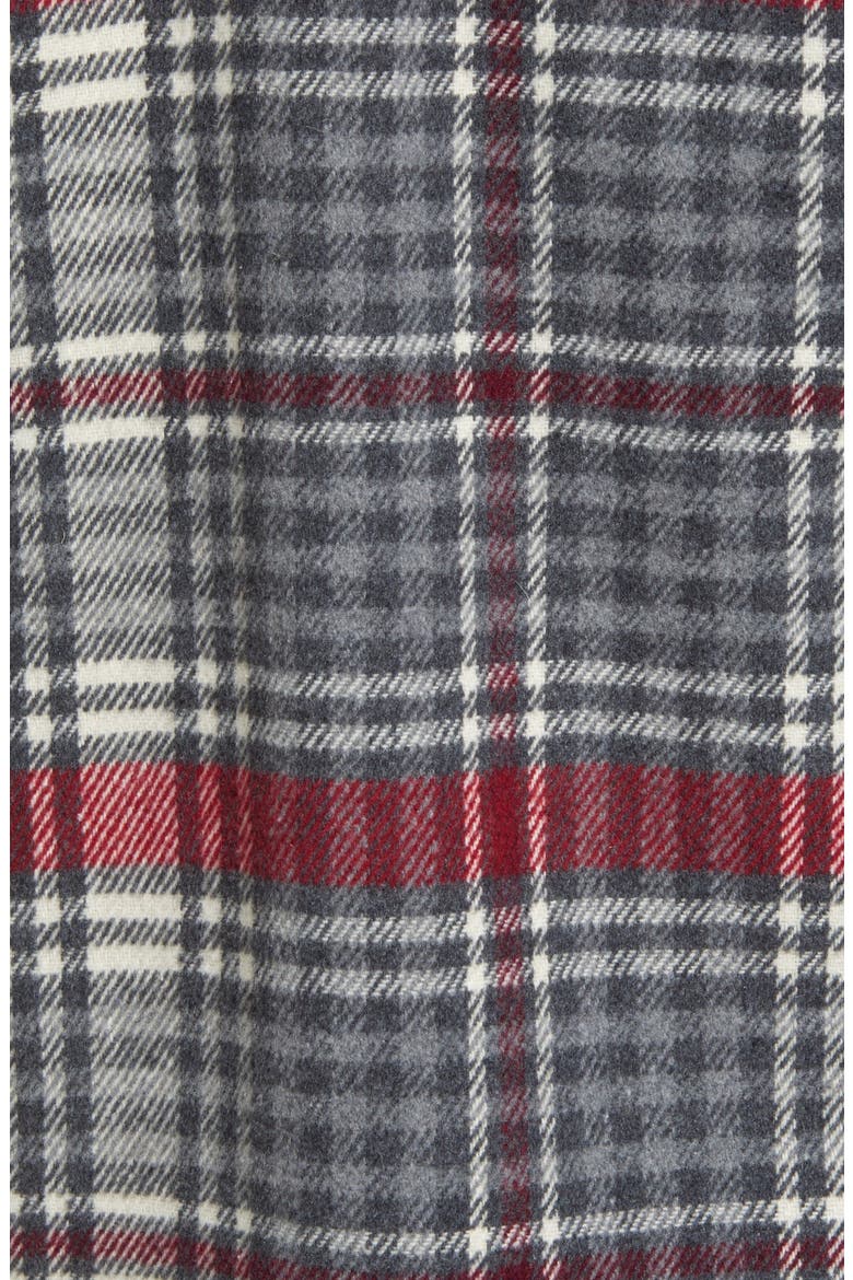 Plaid Shirt Jacket, Alternate, color, GREY LARGE IDA PLAID