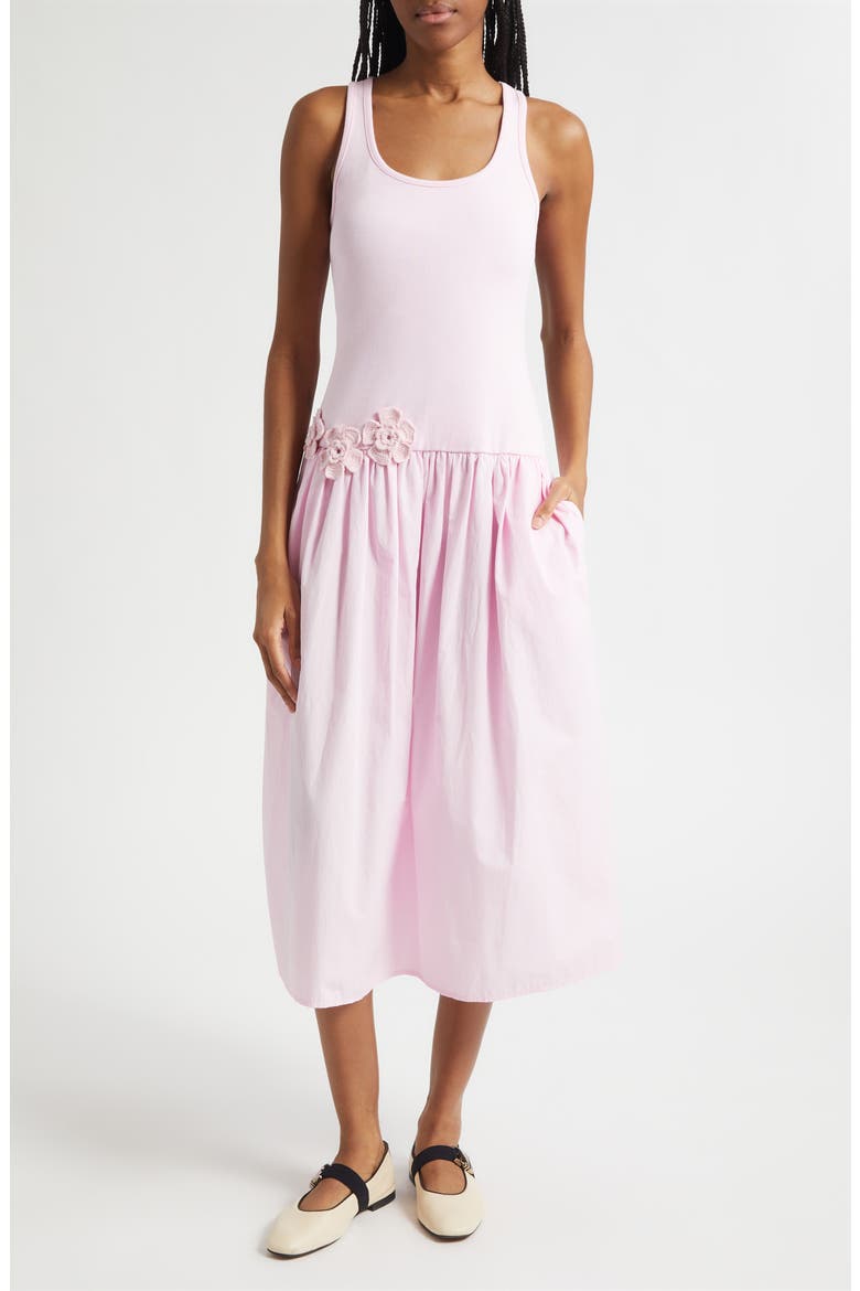 tank top midi dress Edited by Remi Bader Lightweight stretch 2x2 rib PRETTYGARDEN Women Bodycon Midi Dress